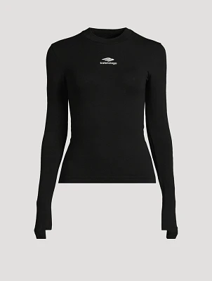 Long-Sleeve Jersey Top