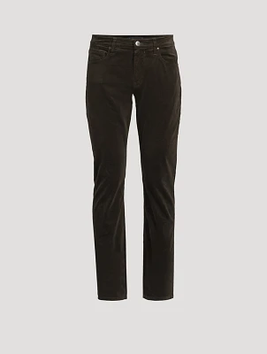 Lennox Corduroy Slim-Fit Pants