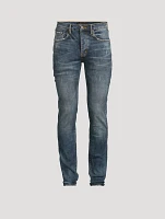 P001 Perforated Skinny Jeans