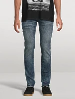 P001 Perforated Skinny Jeans