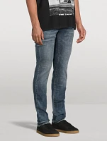 P001 Perforated Skinny Jeans