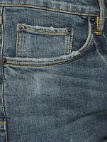 P001 Perforated Skinny Jeans