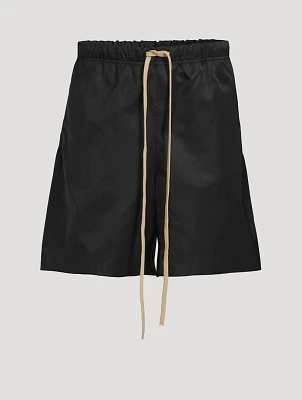 Textured Nylon Soccer Shorts