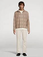 Zip-Up Sweater Check