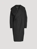 Apex Double-Face Wool Cocoon Coat