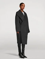 Apex Double-Face Wool Cocoon Coat