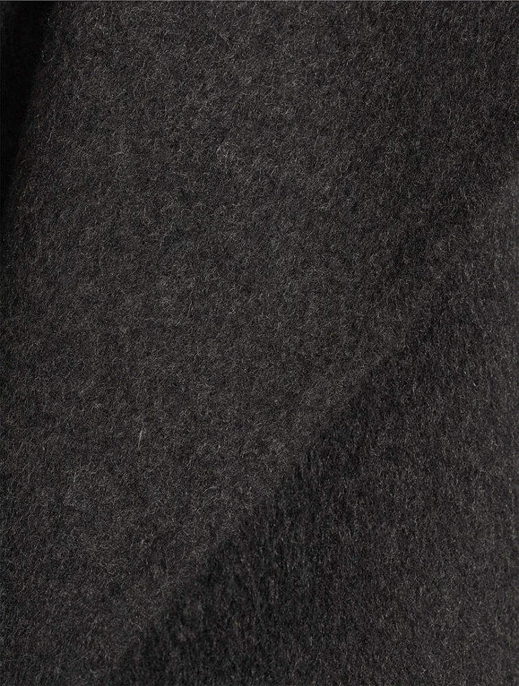 Apex Double-Face Wool Cocoon Coat