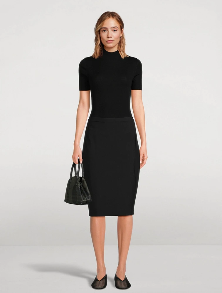 Good Wool Pencil Skirt