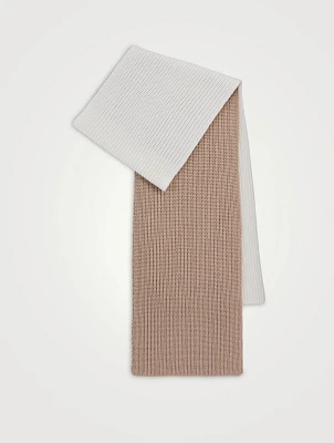 Wool Two-Tone Scarf