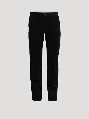 Corduroy Stretch Slim-Fit Pants