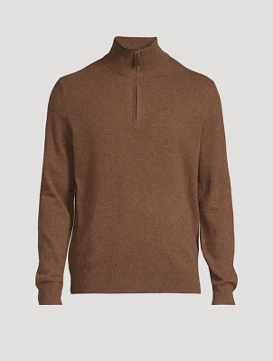 Wool Quarter-Zip Sweater