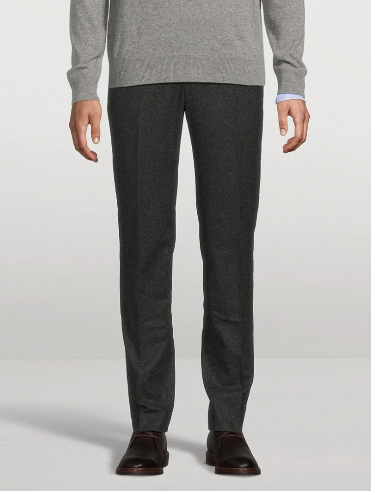 Wool Flannel Trousers