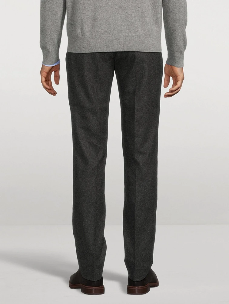 Wool Flannel Trousers