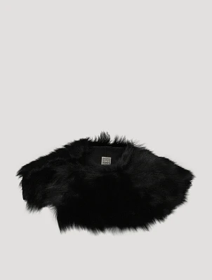 Silky Shearling Collar