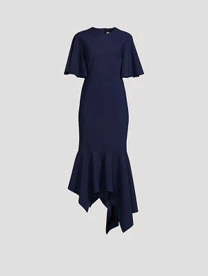 Funkia Asymmetric Midi Dress