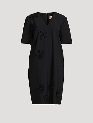 Lovegrass T-Shirt Dress With Floral Appliqué