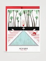 Santa Swim Greeting Card