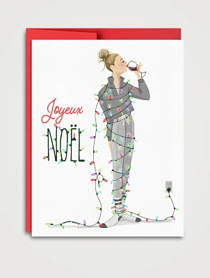Merry & Bright Greeting Card - French