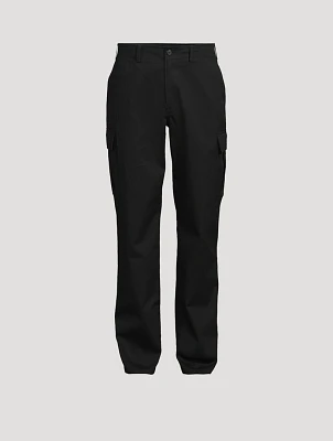 Stretch Cotton Twill Cargo Pants