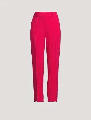 Cady Crêpe Slim Trousers