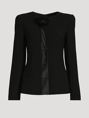 Technical Jacket With Rosette