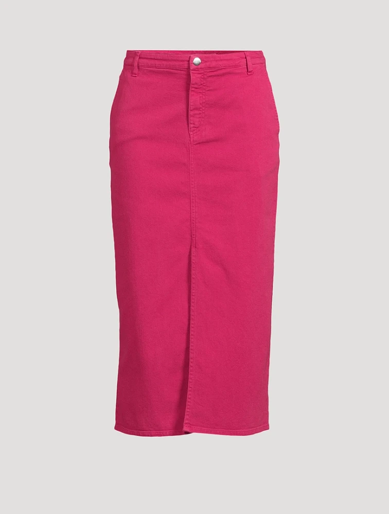 Denim Pencil Skirt