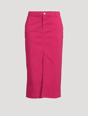 Denim Pencil Skirt