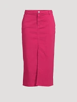 Denim Pencil Skirt