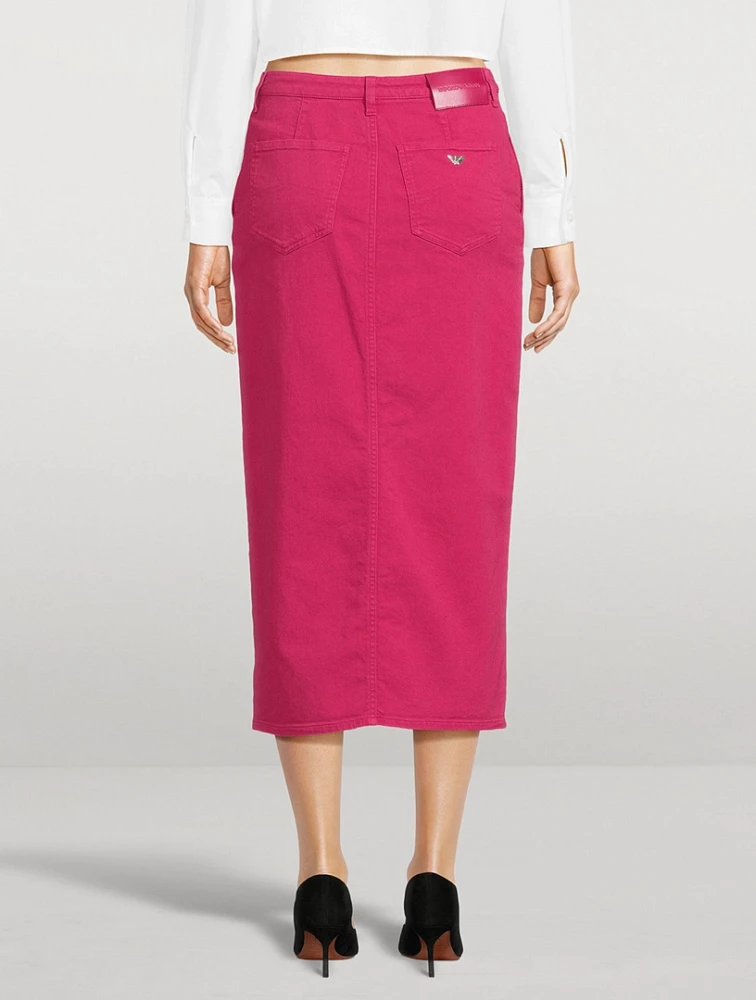 Denim Pencil Skirt
