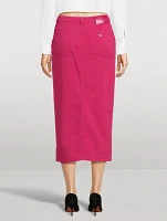 Denim Pencil Skirt