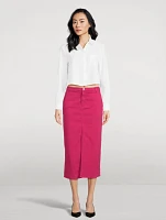 Denim Pencil Skirt
