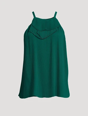 Plissé Georgette Blouse