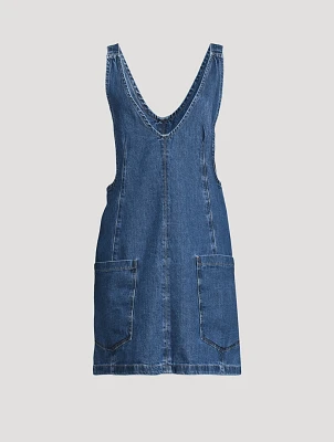 High Roller Denim Pinafore