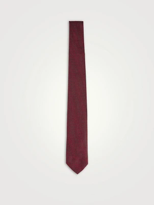Geometric Silk Tie