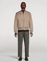 Reversible Quilted Bomber Jacket