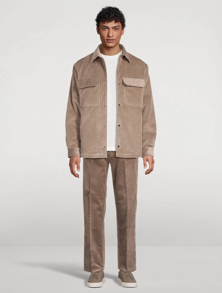Corduroy Shirt Jacket