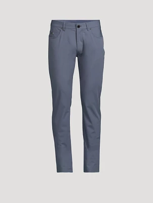 Slim Straight Pants
