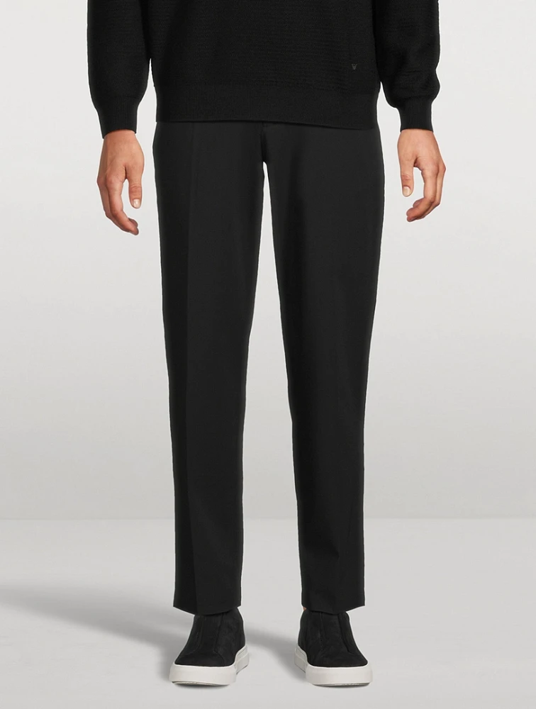Slim Straight Pants
