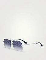 Fendi Sky Rectangular Sunglasses