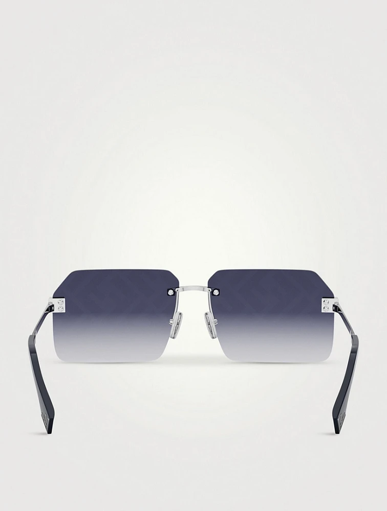 Fendi Sky Rectangular Sunglasses