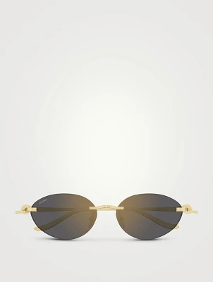 Panthère De Cartier Cat Eye Sunglasses