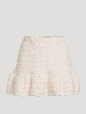Velman Bouclé Mini Skirt