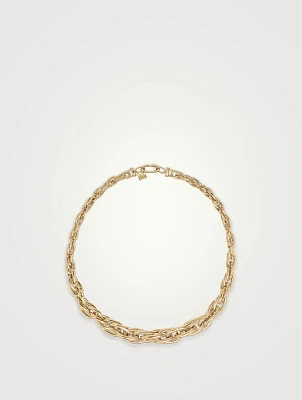 Ephrusi 14K Gold Small Links Necklace