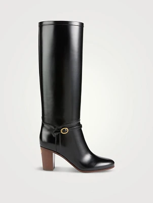 Pattie Leather Knee-High Boots