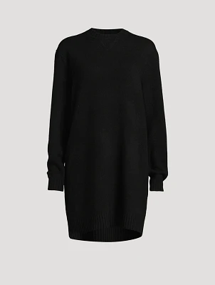 Felted Wool Cashmere Sweater Dress