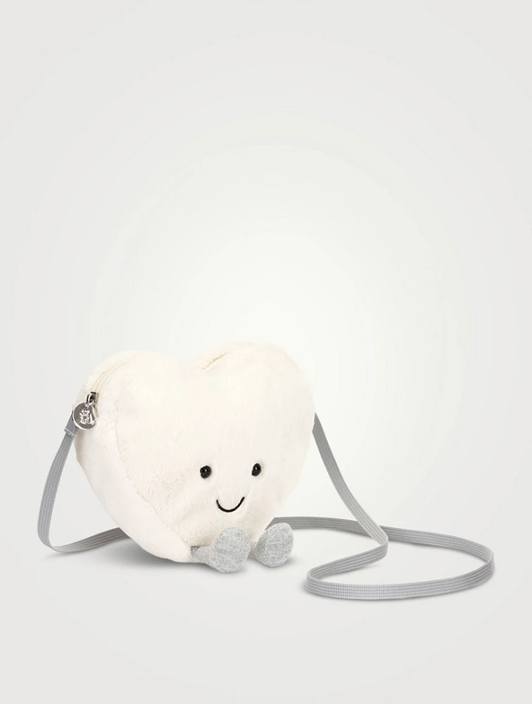 Amuseables Cream Heart Bag