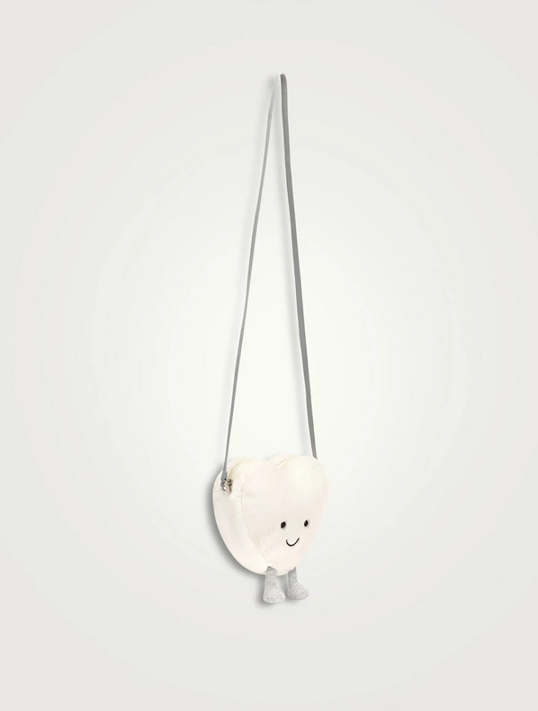 Amuseables Cream Heart Bag