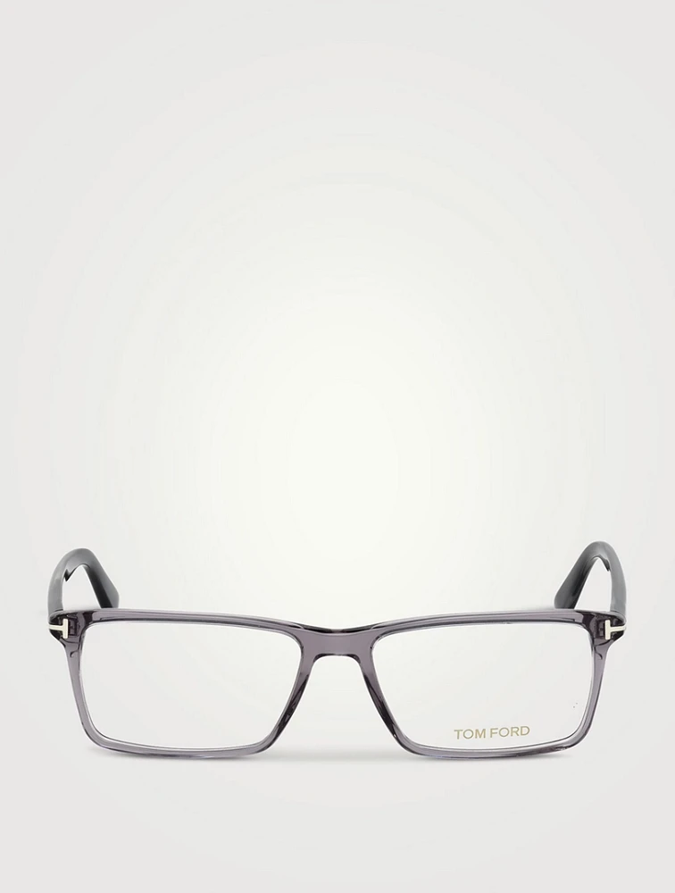 Rectangular Optical Glasses With Blue Block Lenses