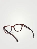 Round Optical Glasses With Blue Block Lenses