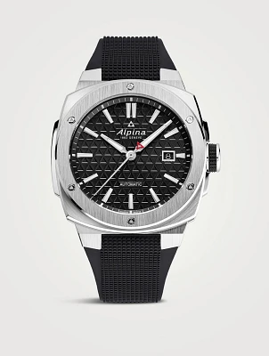 Alpiner Extreme Automatic Stainless Steel Rubber Strap Watch